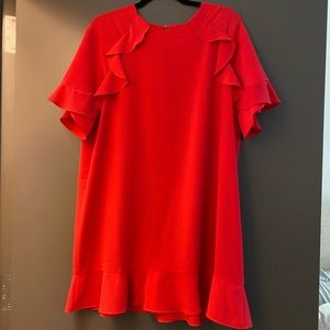 Zara silk blend shift dress size XL